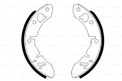Комлект тормозных накладок BOSCH 0 986 487 273
