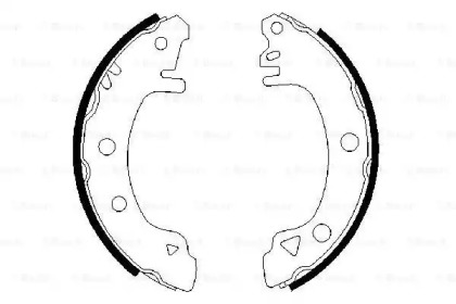 Комплект тормозных колодок BOSCH 0 986 487 304