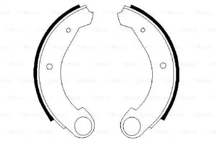 Комплект тормозных колодок BOSCH 0 986 487 322