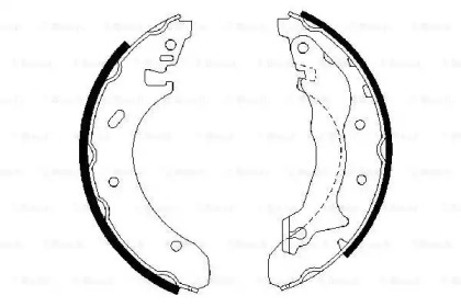 Комлект тормозных накладок BOSCH 0 986 487 330