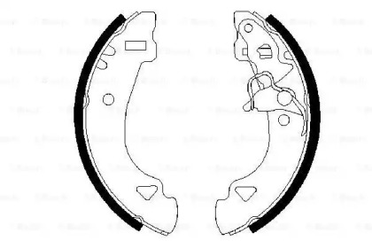 Комлект тормозных накладок BOSCH 0 986 487 331