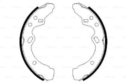 Комплект тормозных колодок BOSCH 0 986 487 366