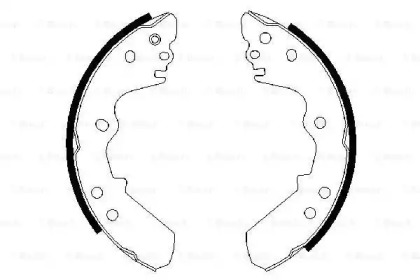 Комлект тормозных накладок BOSCH 0 986 487 373