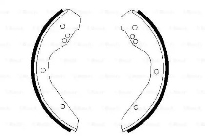 Комлект тормозных накладок BOSCH 0 986 487 386