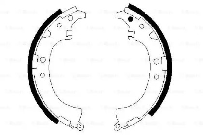 Комлект тормозных накладок BOSCH 0 986 487 424