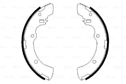 Комлект тормозных накладок BOSCH 0 986 487 479