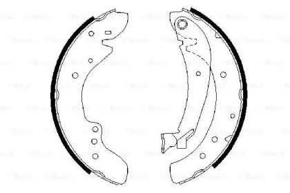 Комлект тормозных накладок BOSCH 0 986 487 521