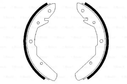 Комплект тормозных колодок BOSCH 0 986 487 535