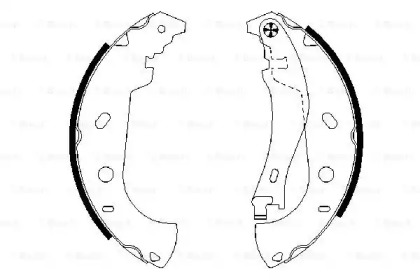 Комлект тормозных накладок BOSCH 0 986 487 559