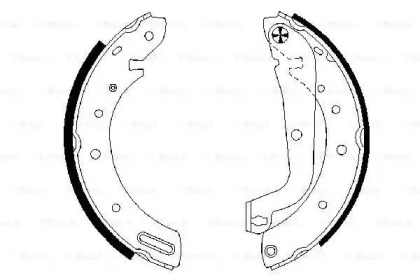 Комлект тормозных накладок BOSCH 0 986 487 583