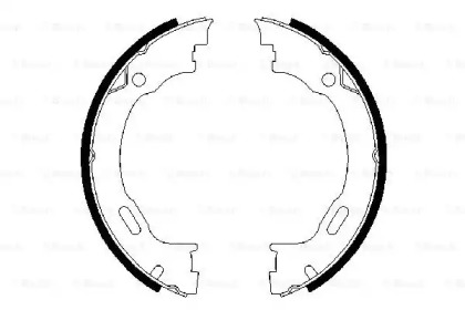 Комлект тормозных накладок BOSCH 0 986 487 609