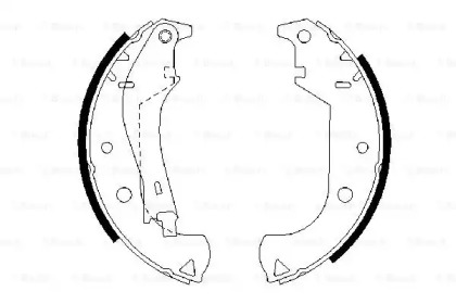 Комлект тормозных накладок BOSCH 0 986 487 626