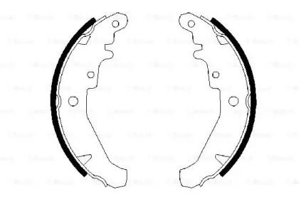 Комлект тормозных накладок BOSCH 0 986 487 630