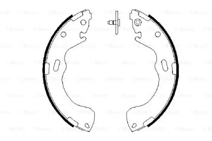 Комлект тормозных накладок BOSCH 0 986 487 631