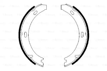 Комлект тормозных накладок BOSCH 0 986 487 647