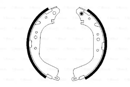 Комлект тормозных накладок BOSCH 0 986 487 651