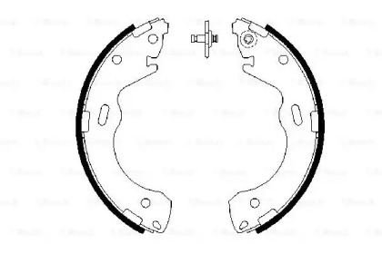 Комлект тормозных накладок BOSCH 0 986 487 654