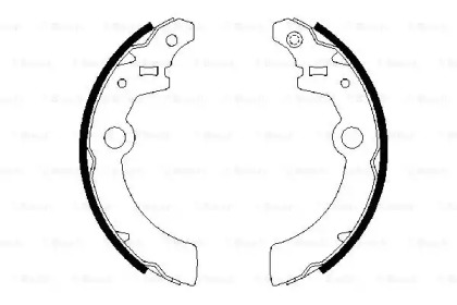 Комлект тормозных накладок BOSCH 0 986 487 676