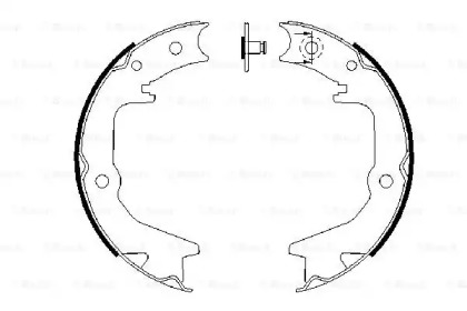 Комлект тормозных накладок BOSCH 0 986 487 685