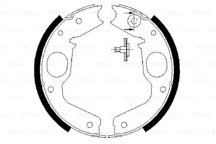 Комлект тормозных накладок BOSCH 0 986 487 719