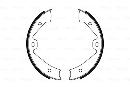 Комлект тормозных накладок BOSCH 0 986 487 755