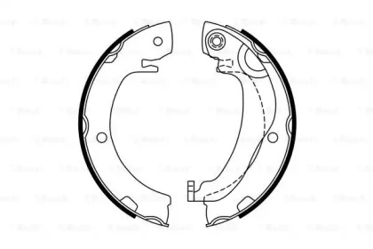 Комлект тормозных накладок BOSCH 0 986 487 763