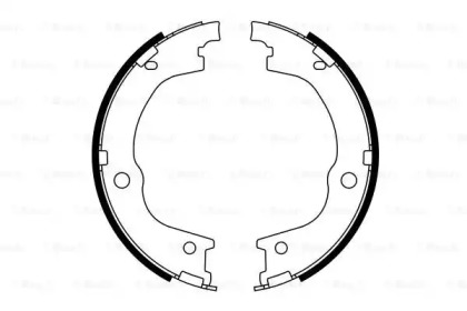 Комлект тормозных накладок BOSCH 0 986 487 780