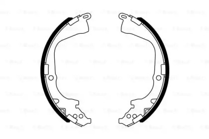 Комлект тормозных накладок BOSCH 0 986 487 781