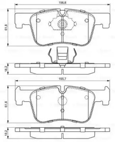 Комплект тормозных колодок BOSCH 0 986 494 689