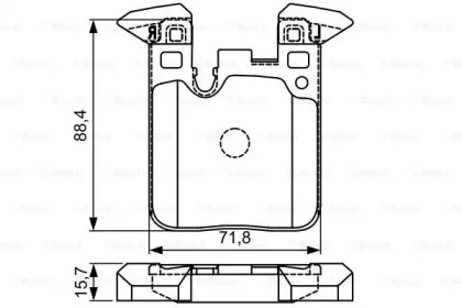 Комплект тормозных колодок BOSCH 0 986 495 335