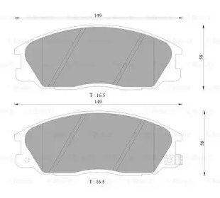 Комплект тормозных колодок BOSCH 0 986 505 099