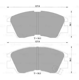 Комплект тормозных колодок BOSCH 0 986 505 360