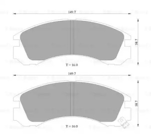 Комплект тормозных колодок BOSCH 0 986 505 910