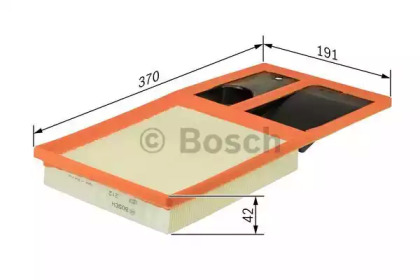 Воздушный фильтр BOSCH 0 986 626 835