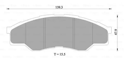 Комплект тормозных колодок BOSCH 0 986 AB1 414