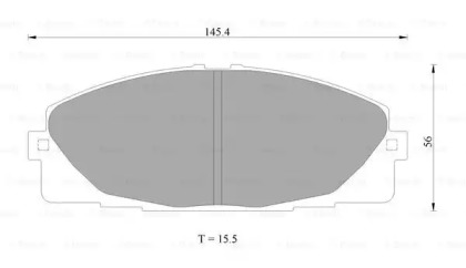 Комплект тормозных колодок BOSCH 0 986 AB2 394