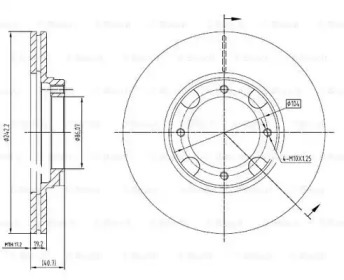 Тормозной диск BOSCH 0 986 BB4 292