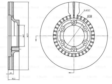 Тормозной диск BOSCH 0 986 BB4 352