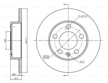 Тормозной диск BOSCH 0 986 BB4 359