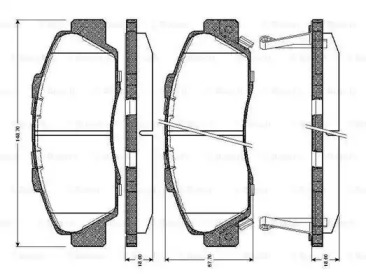 Комплект тормозных колодок BOSCH 0 986 TB2 649