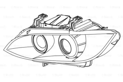 Основная фара BOSCH 1 307 022 629