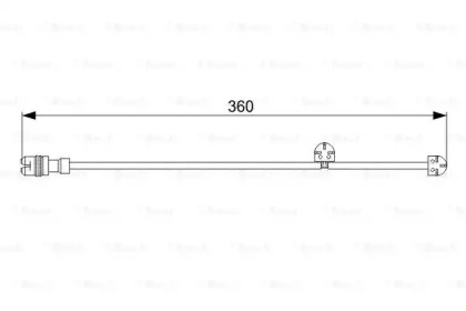 Сигнализатор, износ тормозных колодок BOSCH 1 987 473 023
