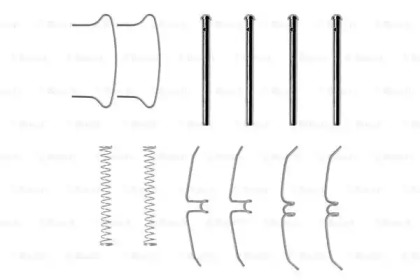 Комплектующие, колодки дискового тормоза BOSCH 1 987 474 018