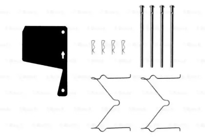 Комплектующие, колодки дискового тормоза BOSCH 1 987 474 074