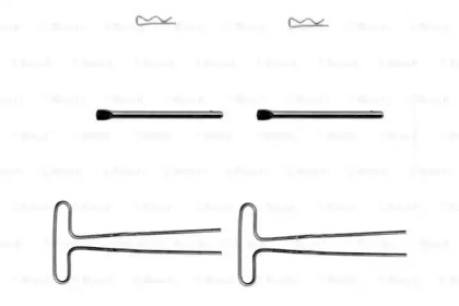 Комплектующие, колодки дискового тормоза BOSCH 1 987 474 174