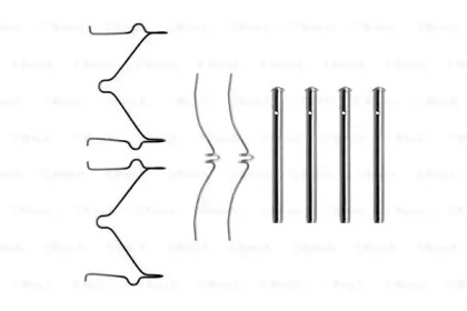 Комплектующие, колодки дискового тормоза BOSCH 1 987 474 305