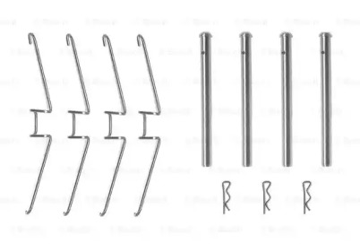 Комплектующие, колодки дискового тормоза BOSCH 1 987 474 611