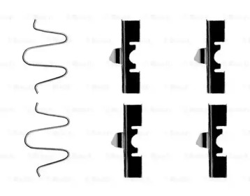 Комплектующие, колодки дискового тормоза BOSCH 1 987 474 613