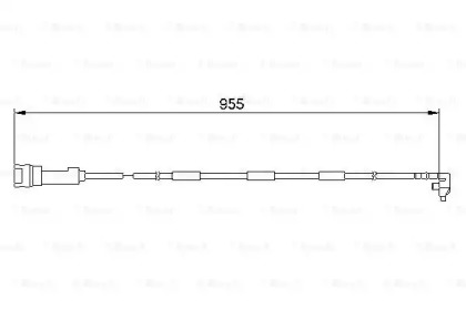 Сигнализатор, износ тормозных колодок BOSCH 1 987 474 906