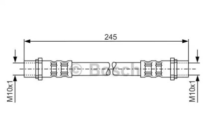 Тормозной шланг BOSCH 1 987 476 904